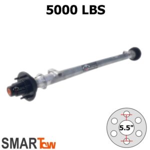 essieux de remorque 5000 lbs droit moyeu 6 trou